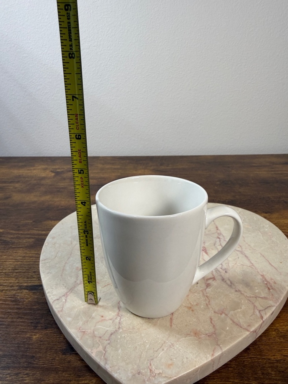 White Ceramic Coffee Mug, 12.5 Oz Microwave & Dishwasher Safe - Picture 2 of 7